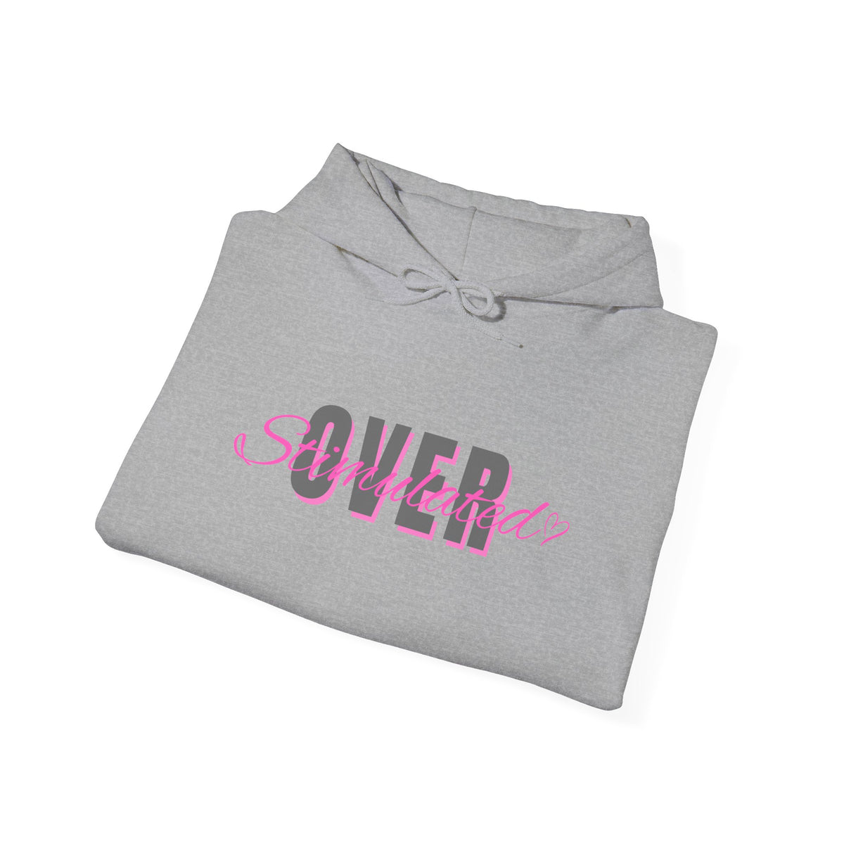 Overstimulated - Cozy Unisex Heavy Blend™ Hooded Sweatshirt, Everyday Comfort, Gift for Her, Trendy Fashion
