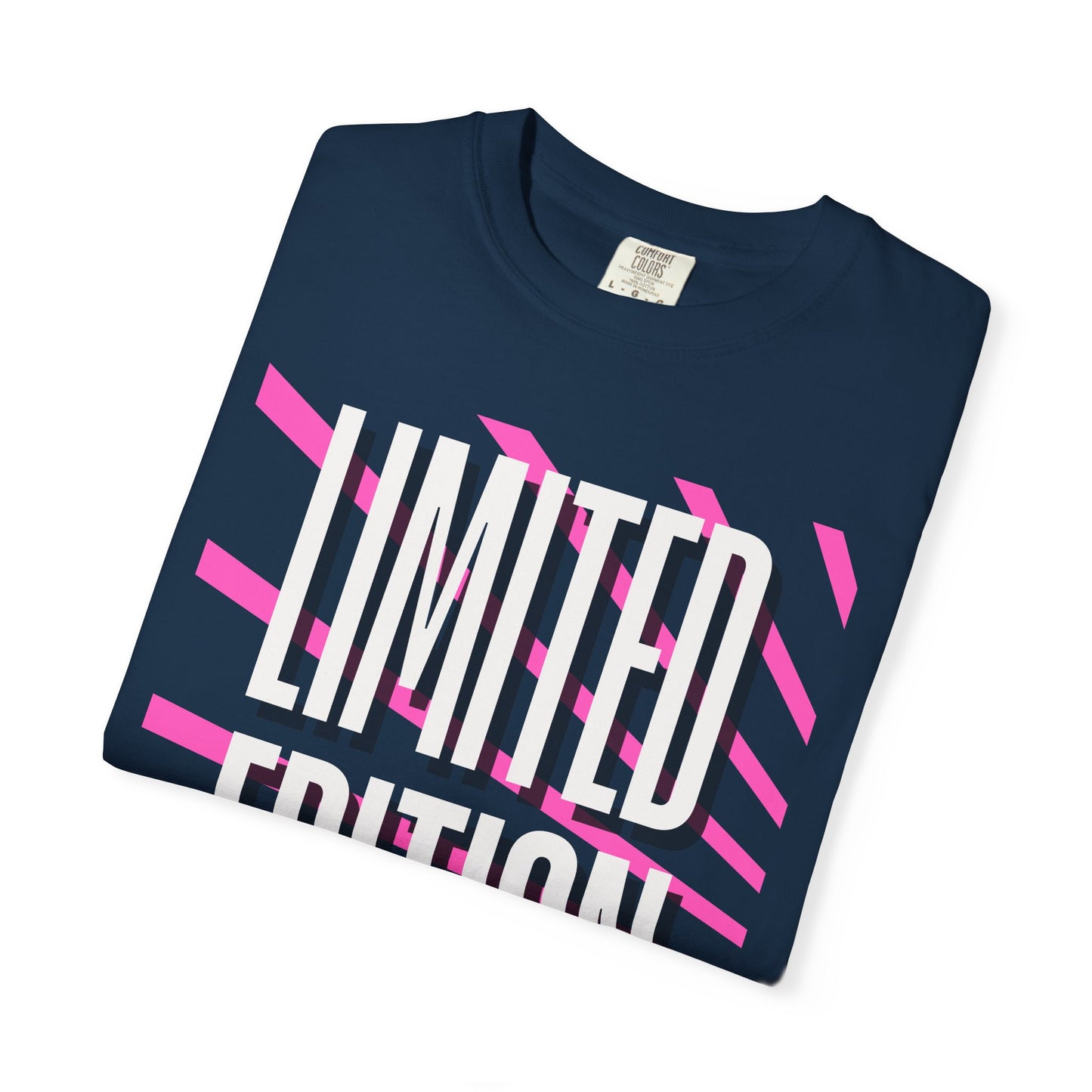 Limited Edition T-Shirt — Retro Pink Stripe Graphic