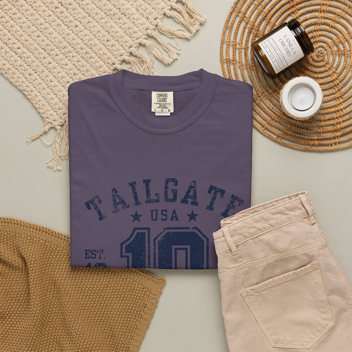 Tailgate Captain Vintage Varsity T-Shirt