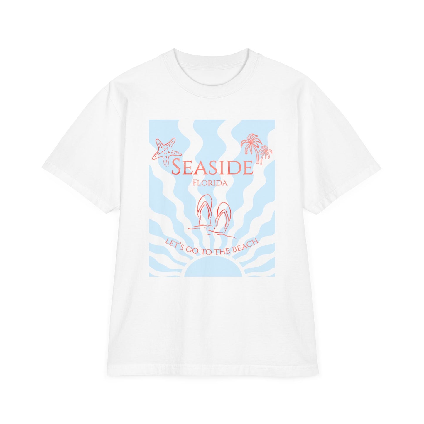 Let's Go to the Beach Seaside Florida Graphic T-Shirt