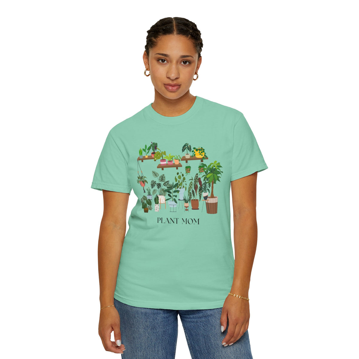 Plant Mom Botanical Houseplant T-Shirt