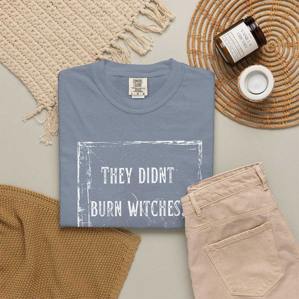 They Didn’t Burn Witches, They Burned Women T-Shirt