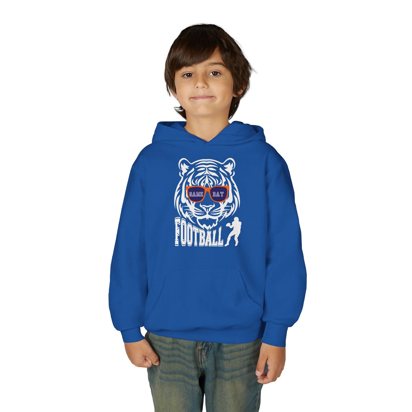 Youth Football Tiger Hoodie