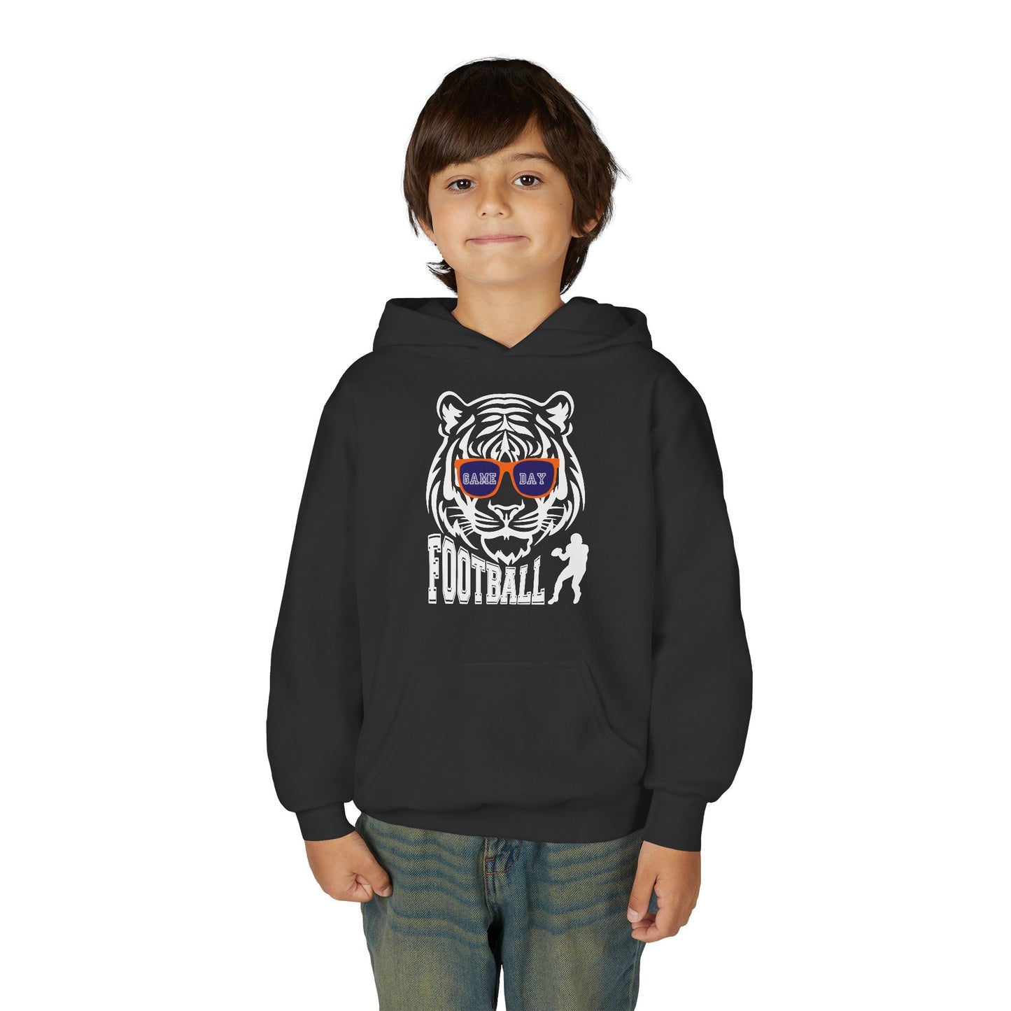 Youth Football Tiger Hoodie