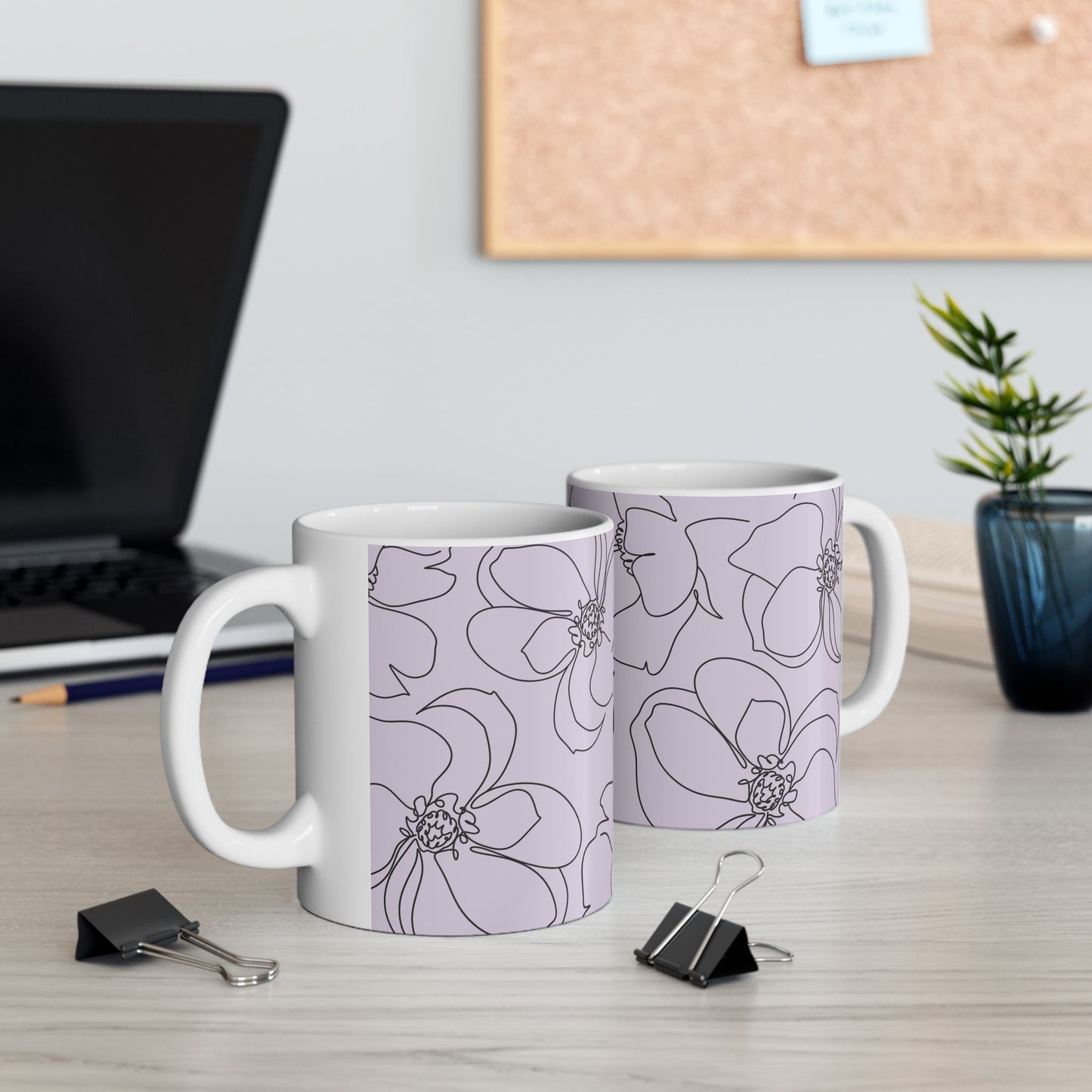 Floral "F" Off Ceramic Mug | Coffee and Tea Lover Gift | Tea Cup | Housewarming, Funny Mug, Busy Mom, Peri-menopause