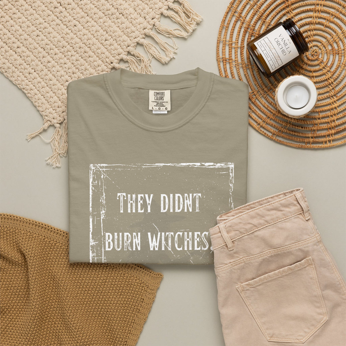 They Didn’t Burn Witches, They Burned Women T-Shirt