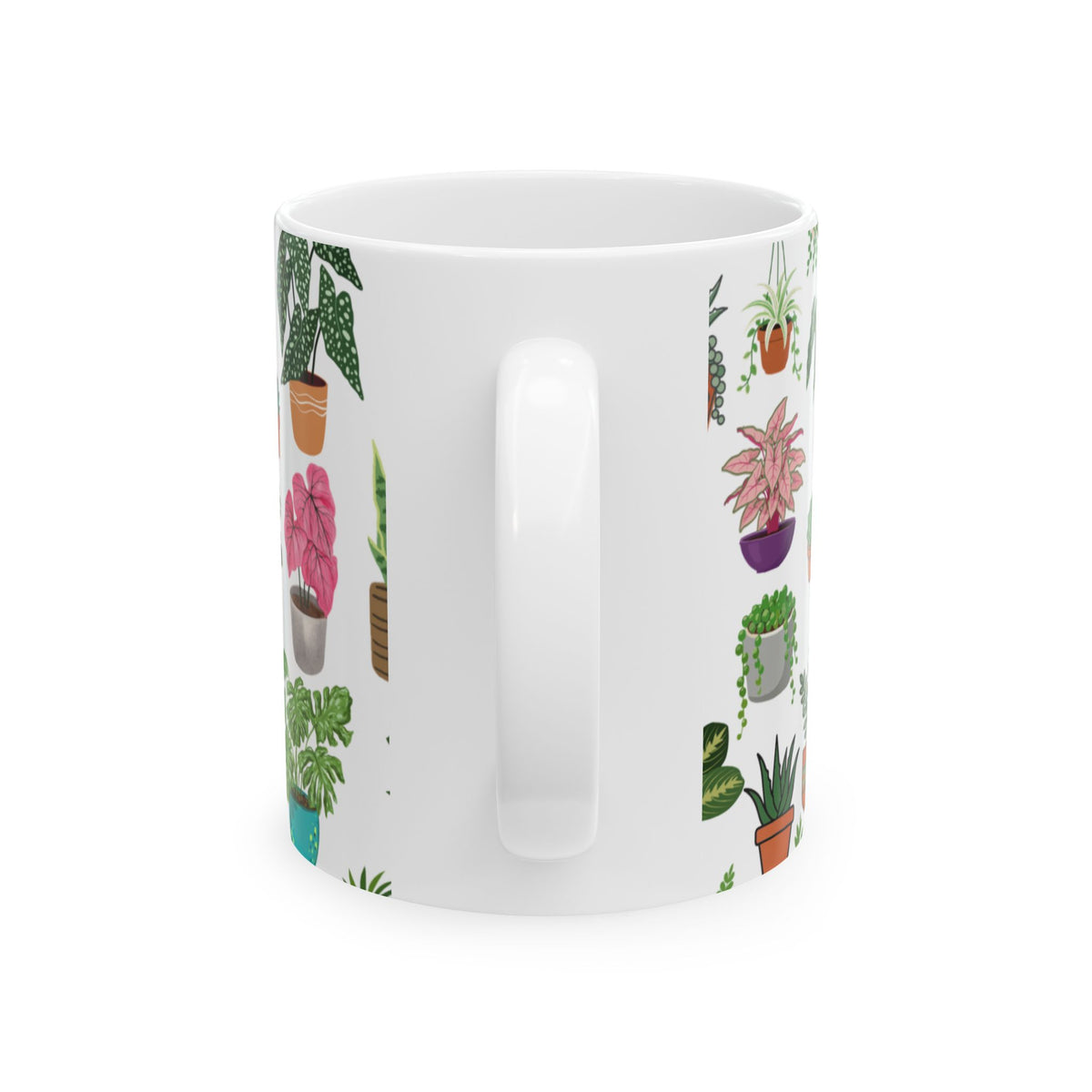 Colorful Houseplant Lover Ceramic Coffee Cup (11oz, 15oz)