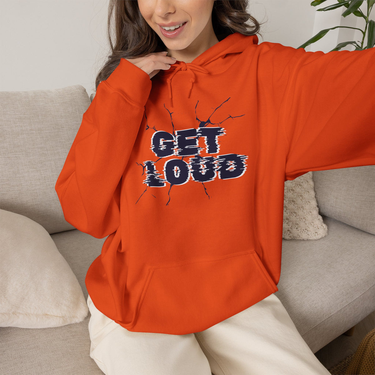 Get Loud Motivational Hoodie