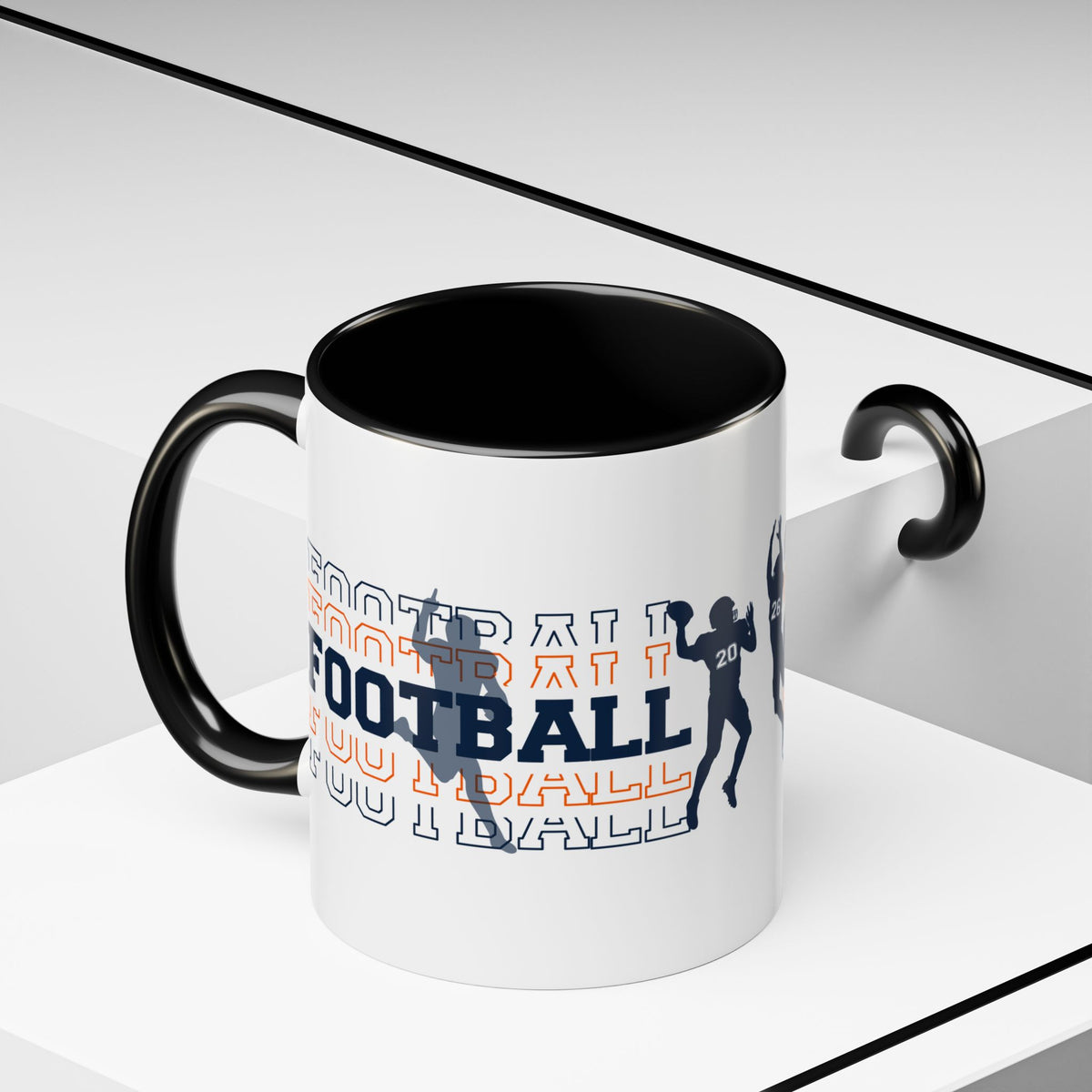 Game Day Football Accent Coffee Mug