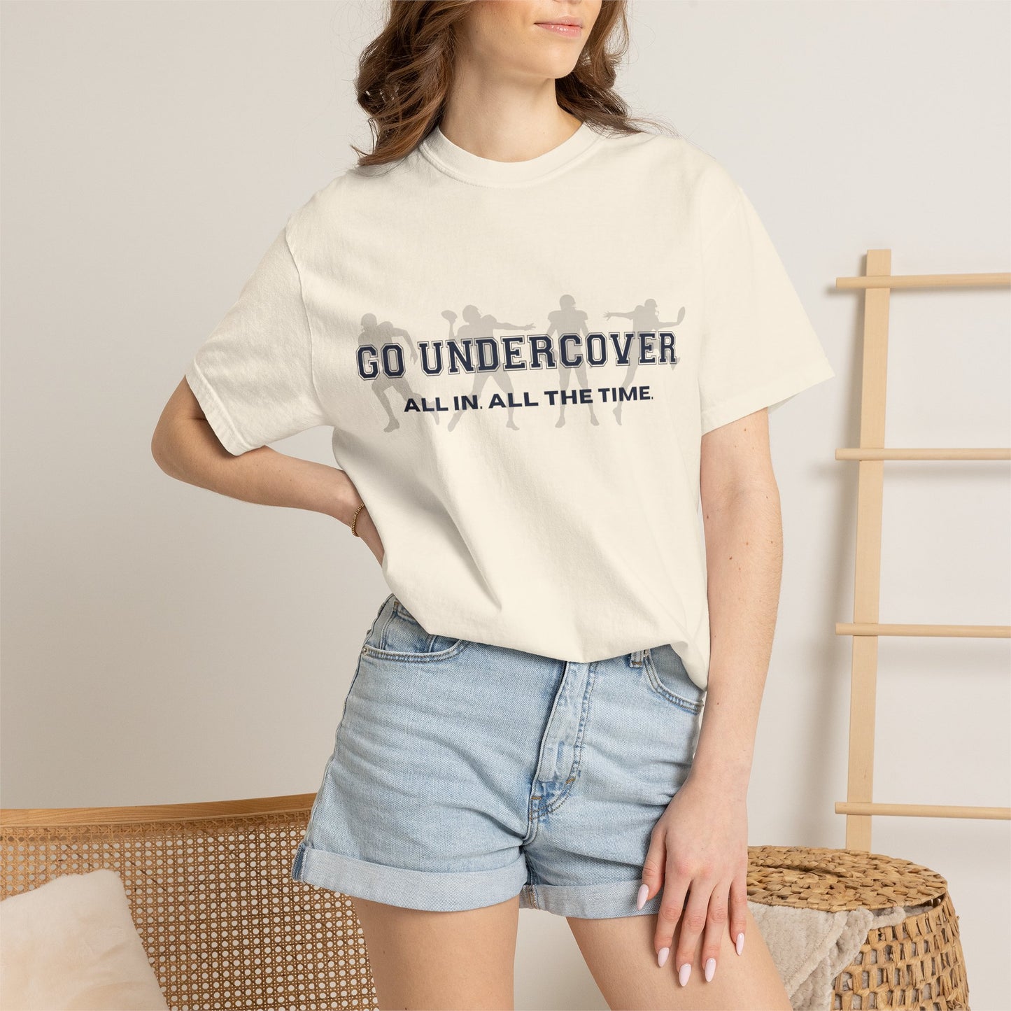 Go Undercover "All In All The Time" Comfort Colors Crew Tshirt