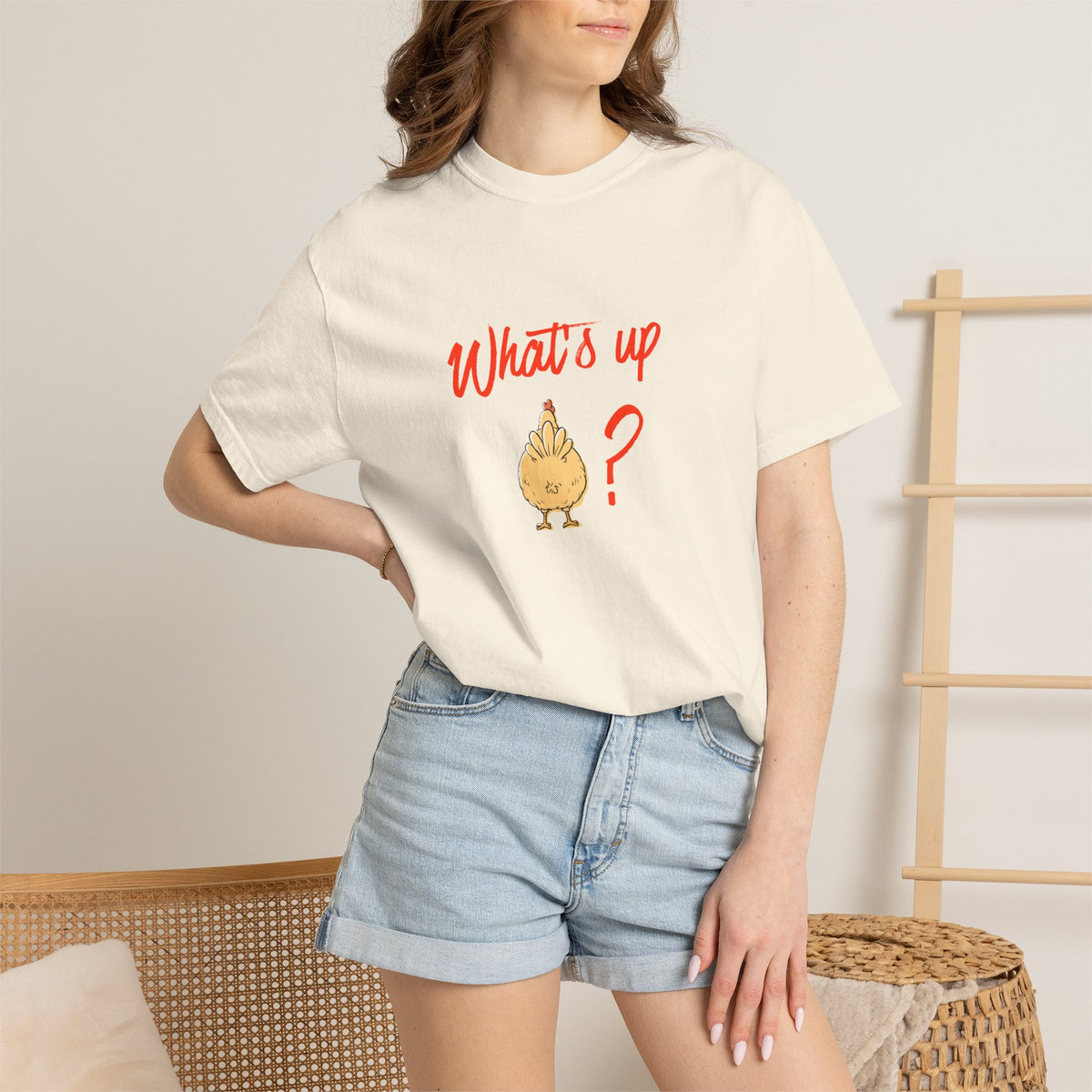 What's Up Chicken Butt T-Shirt