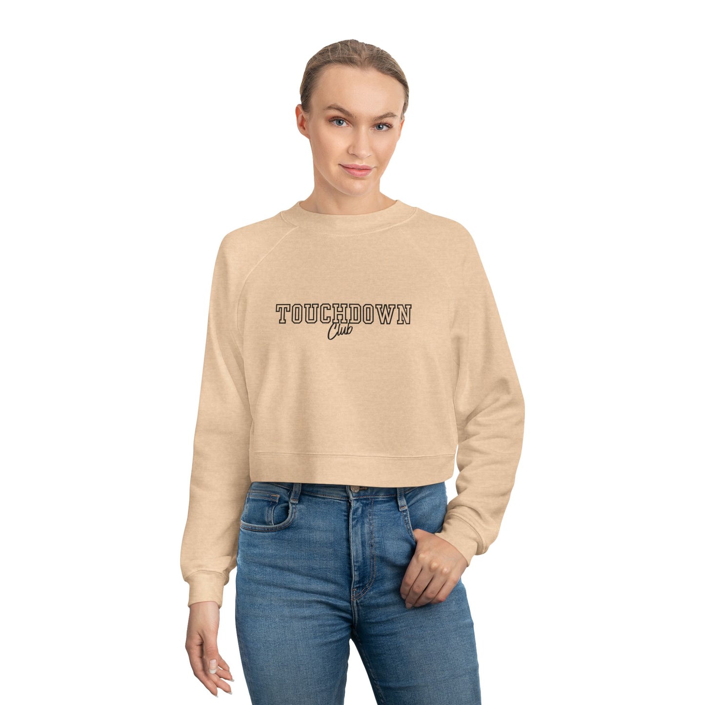 Women's Touchdown Club Cropped Pullover Sweatshirt
