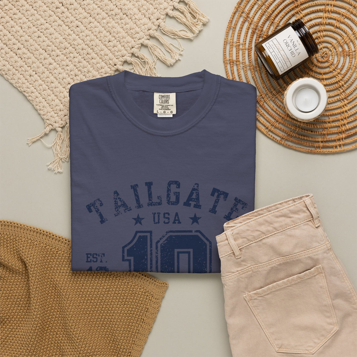 Tailgate Captain Vintage Varsity T-Shirt