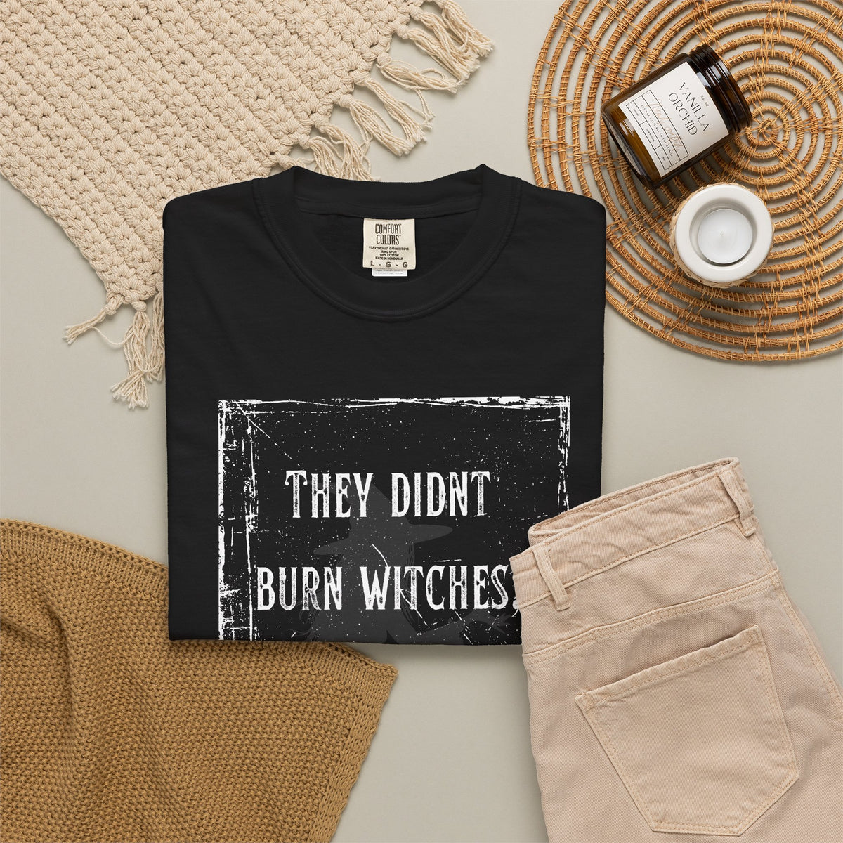 They Didn’t Burn Witches, They Burned Women T-Shirt