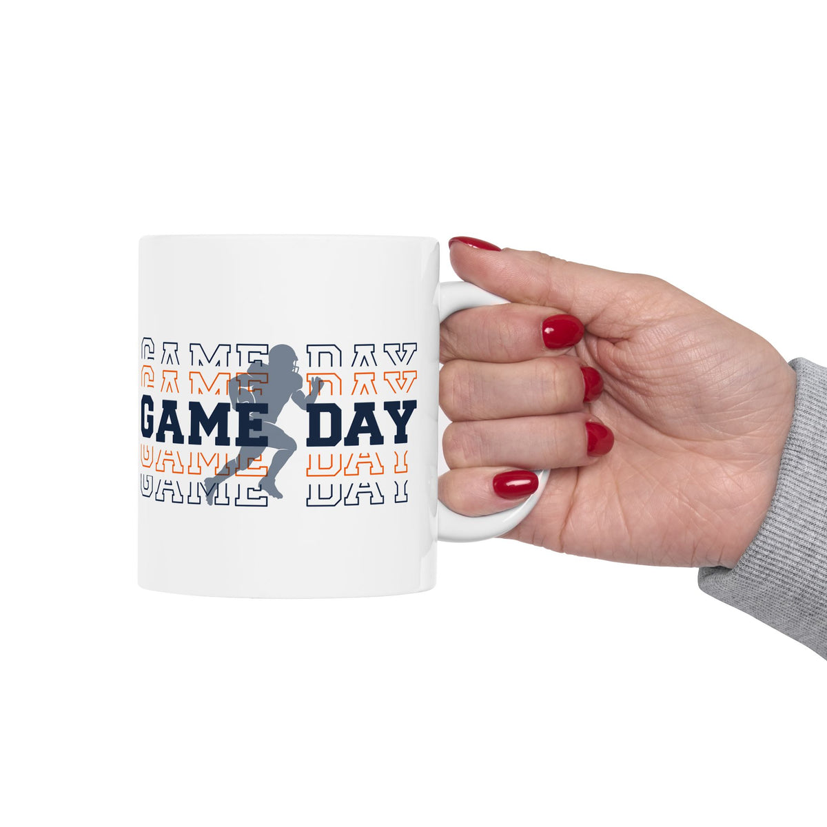 Game Day Football Ceramic Mug