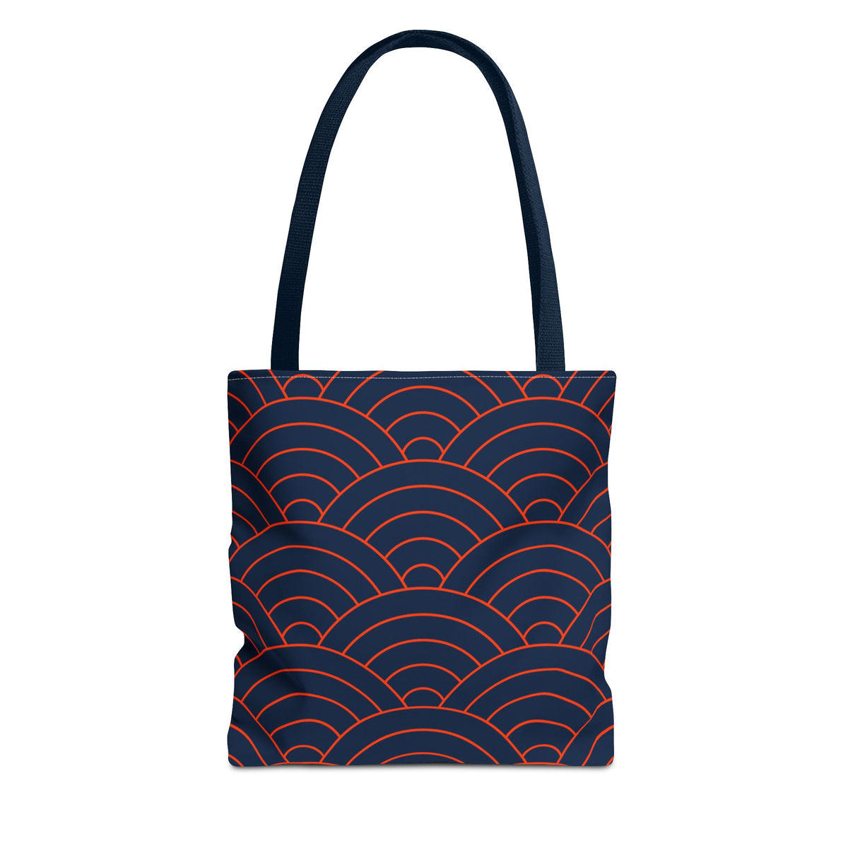 Japanese Seigaiha Wave Pattern Tote Bag