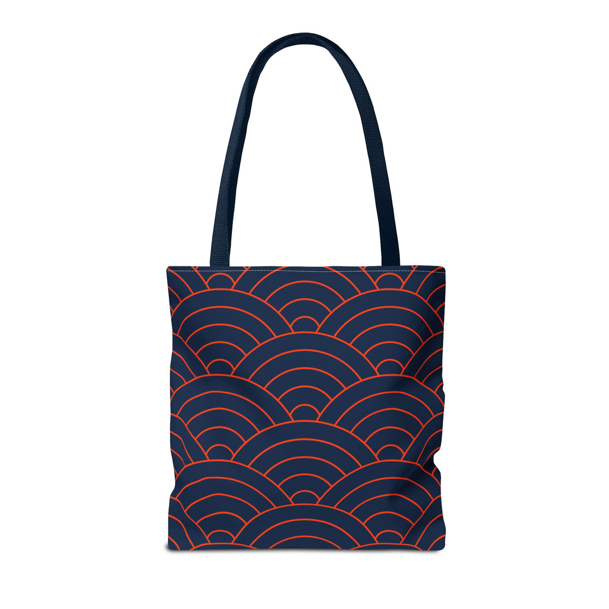 Japanese Seigaiha Wave Pattern Tote Bag