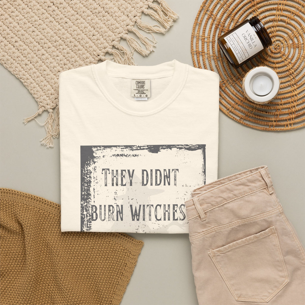 They Didn’t Burn Witches, They Burned Women T-Shirt