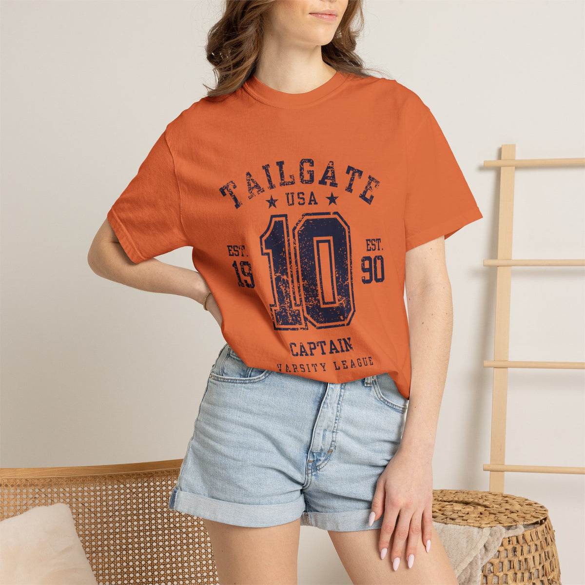 Tailgate Captain Vintage Varsity T-Shirt
