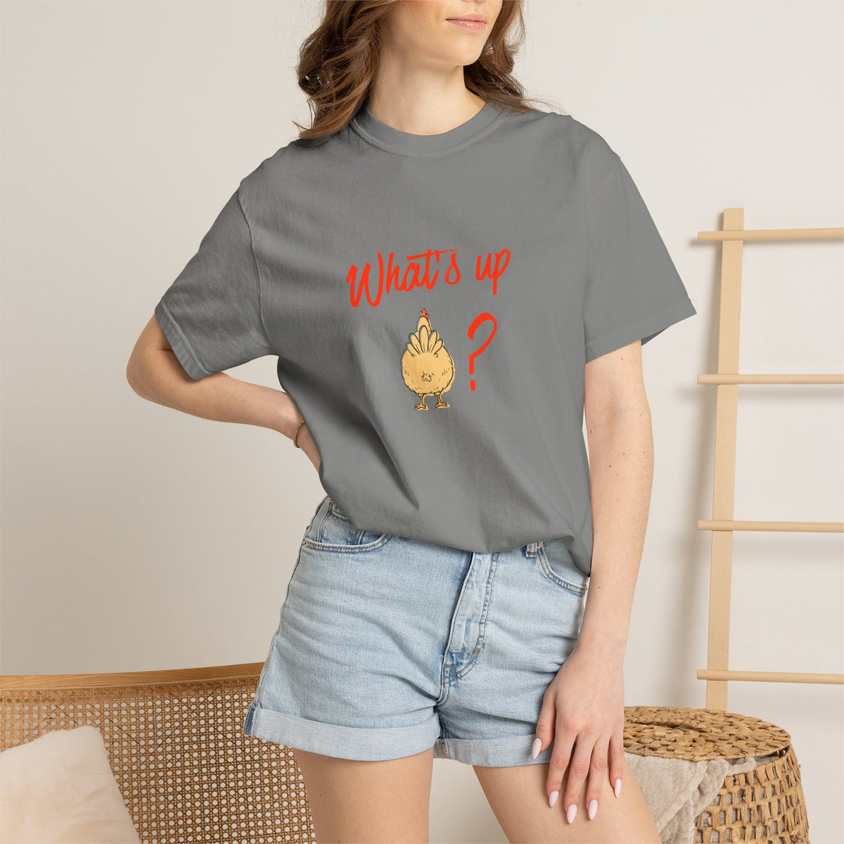 What's Up Chicken Butt T-Shirt