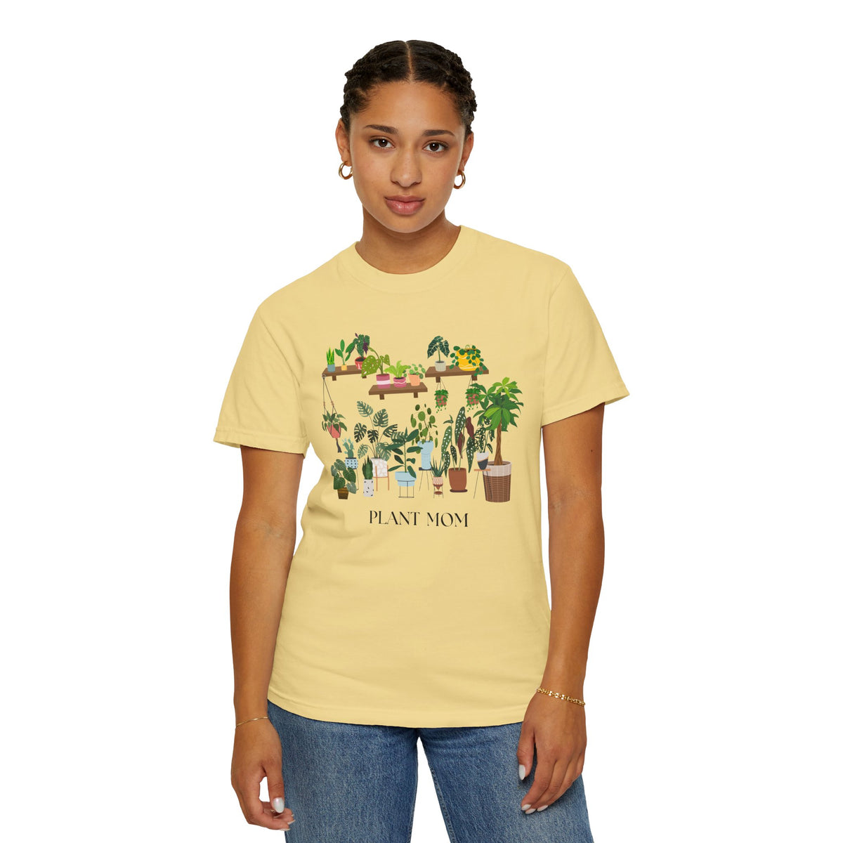 Plant Mom Botanical Houseplant T-Shirt