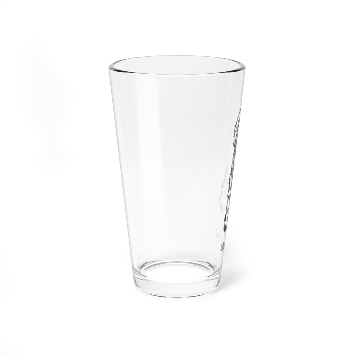 Golden Doodle Mixing Glass, 16oz - Dog Lover Gift, Kitchen Decor, Pet-Themed Drinkware, Unique Barware, Collectible Kitchenware