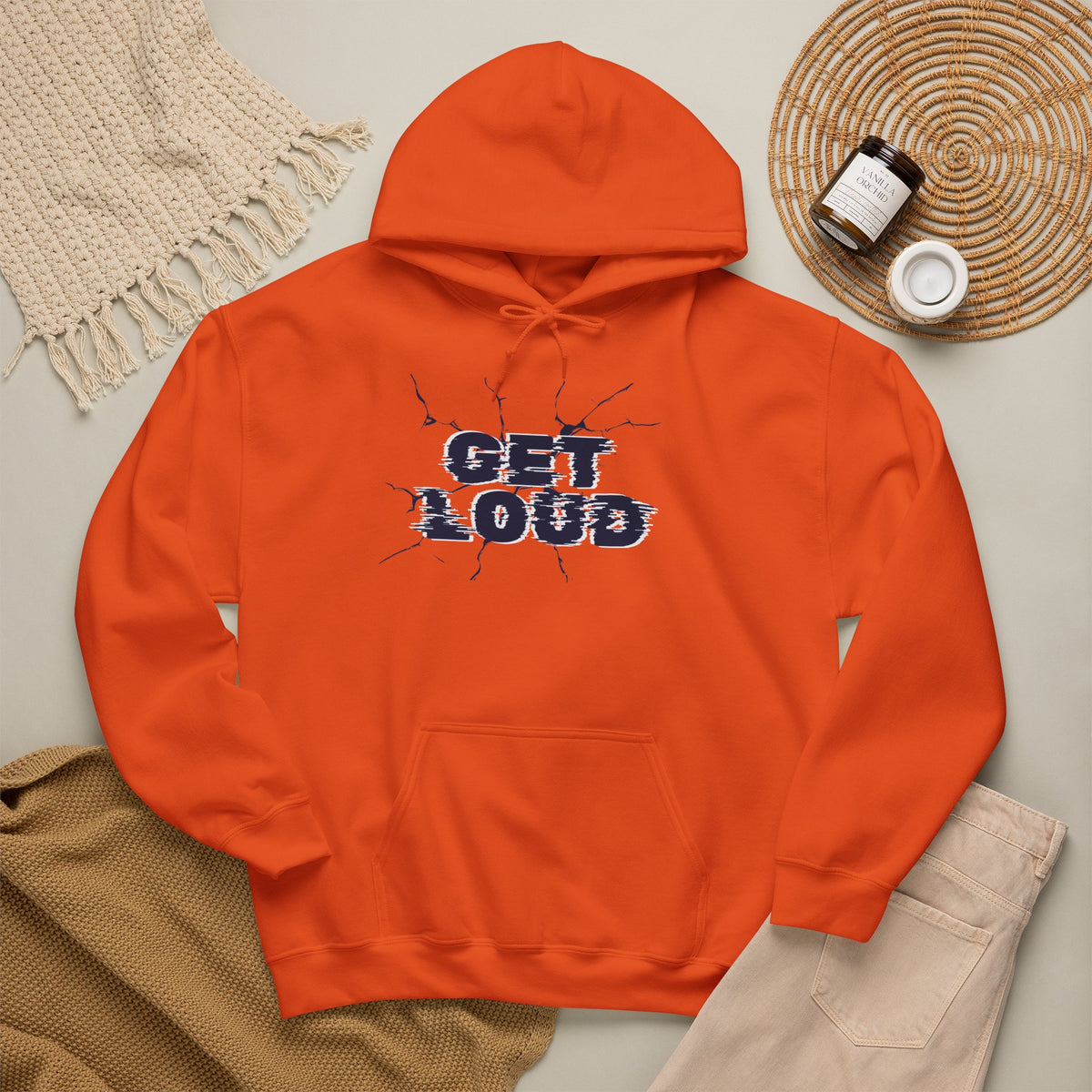 Get Loud Motivational Hoodie