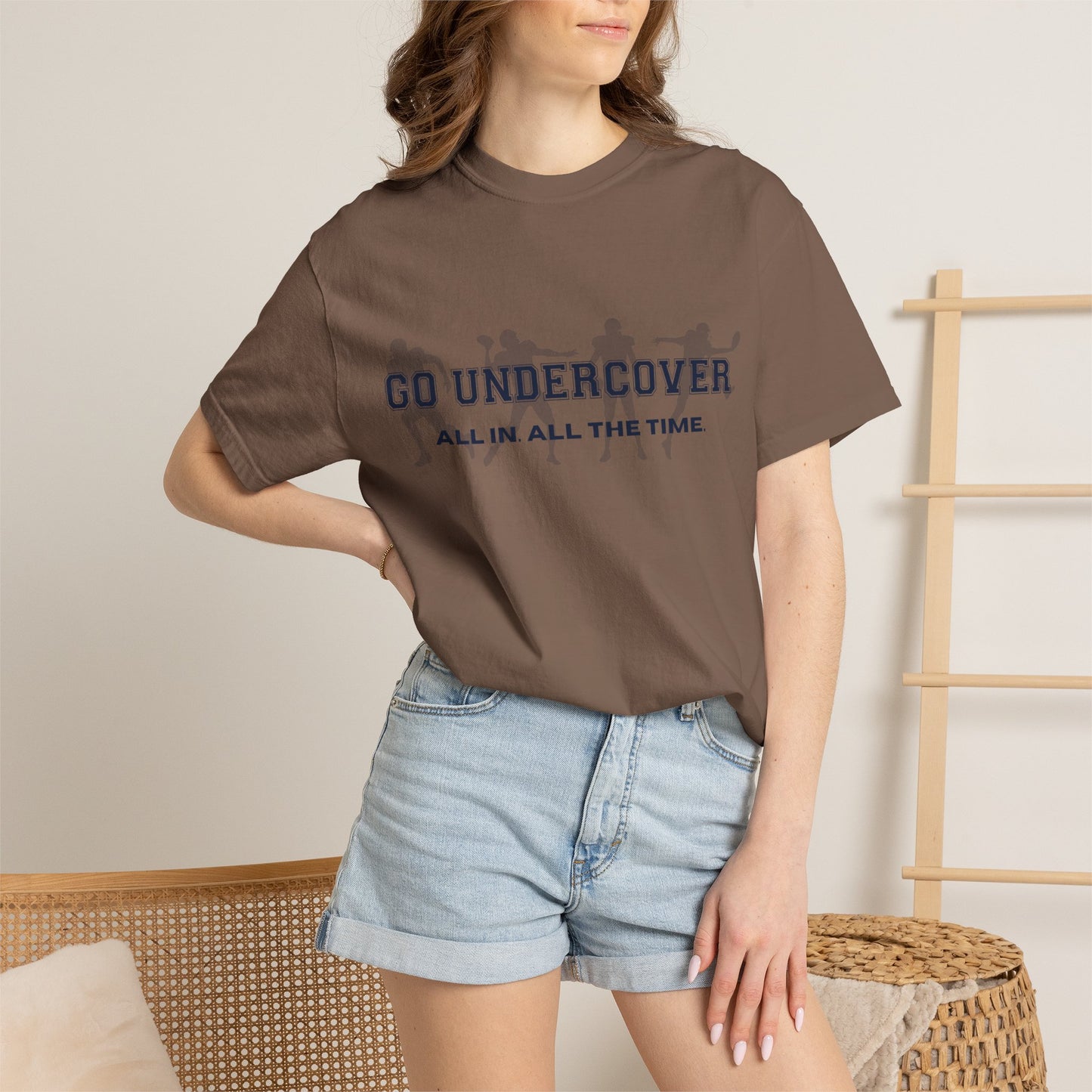 Go Undercover "All In All The Time" Comfort Colors Crew Tshirt