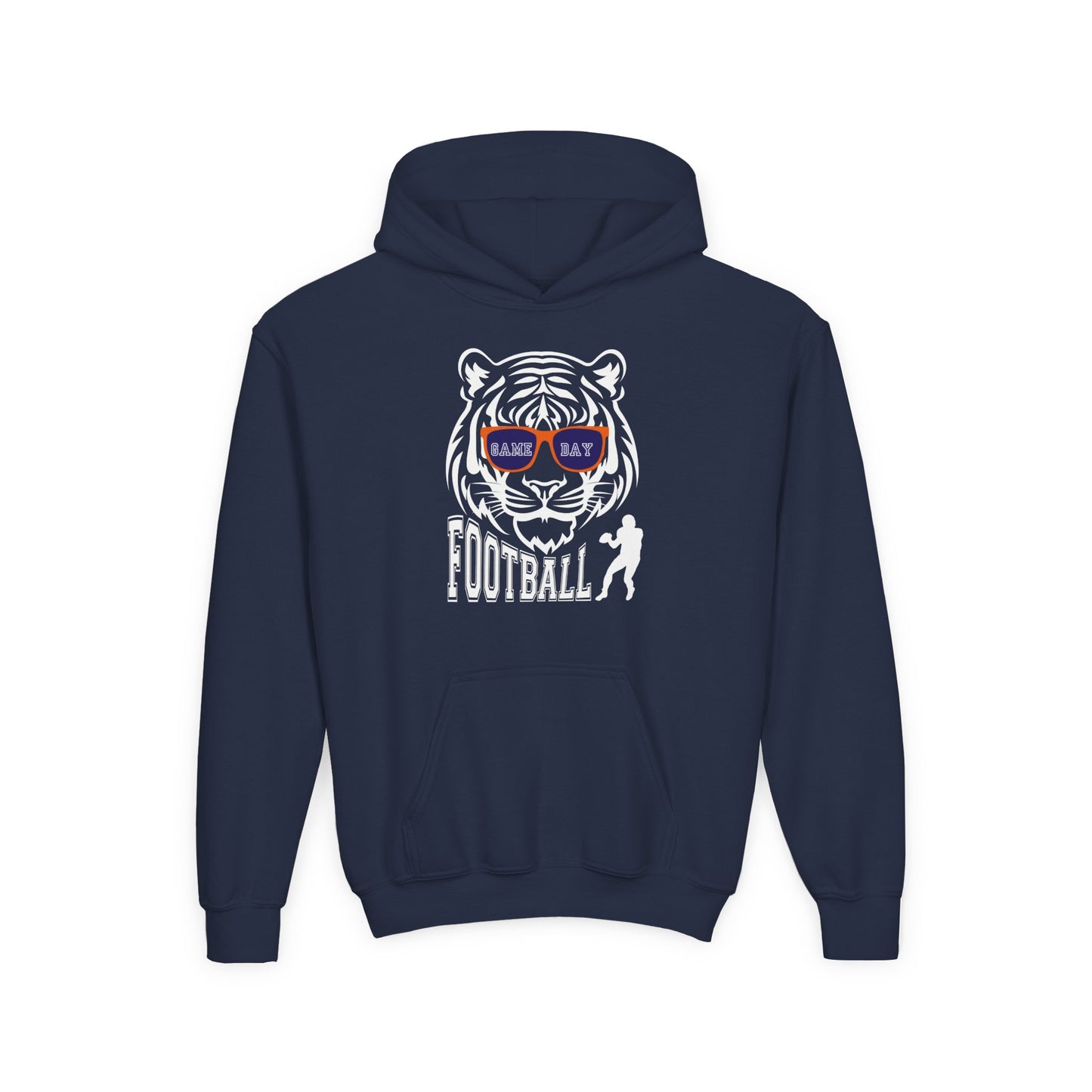 Youth Football Tiger Hoodie
