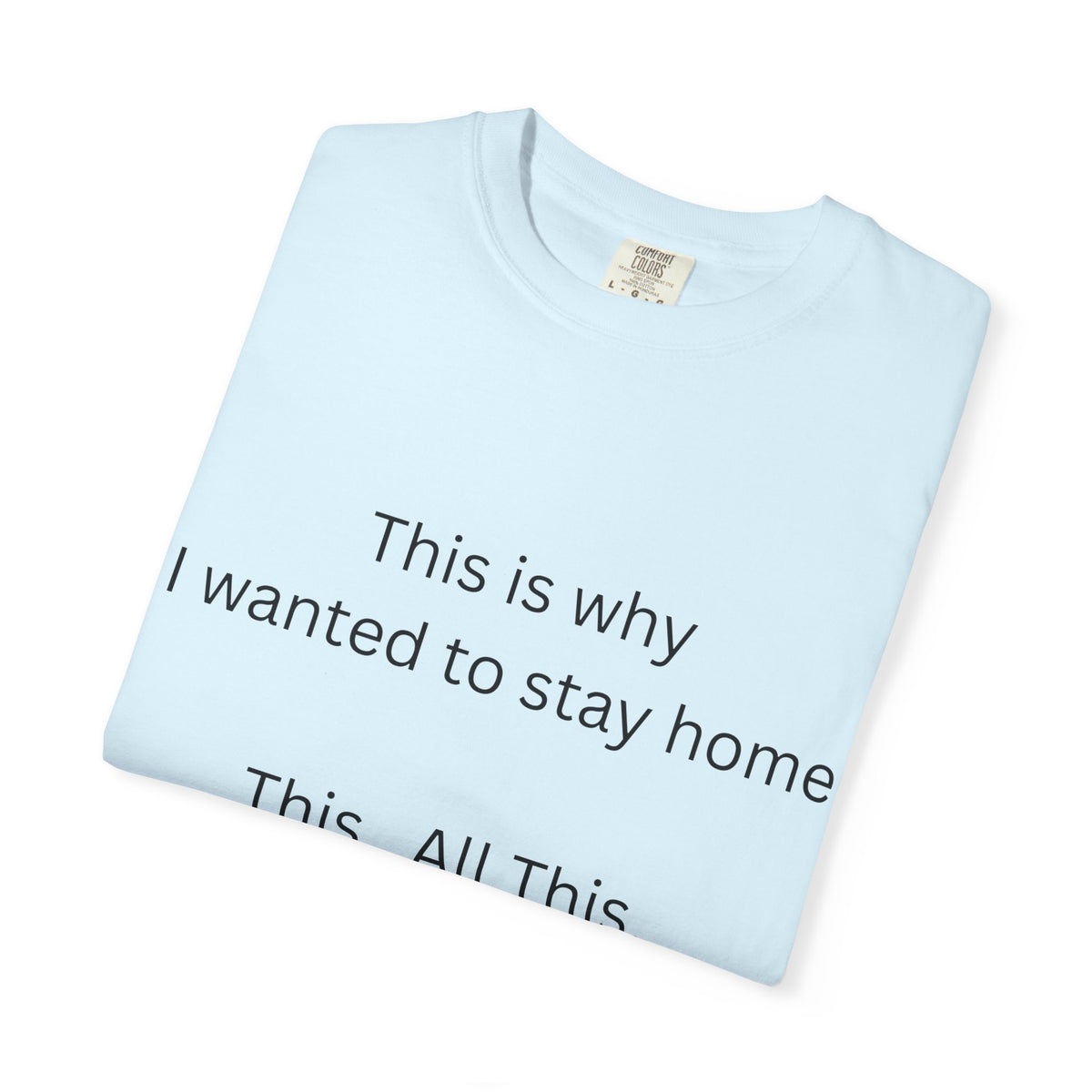 This is Why I Wanted to Stay Home T-shirt
