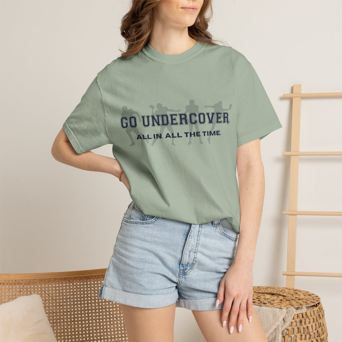 Go Undercover "All In All The Time" Comfort Colors Crew Tshirt