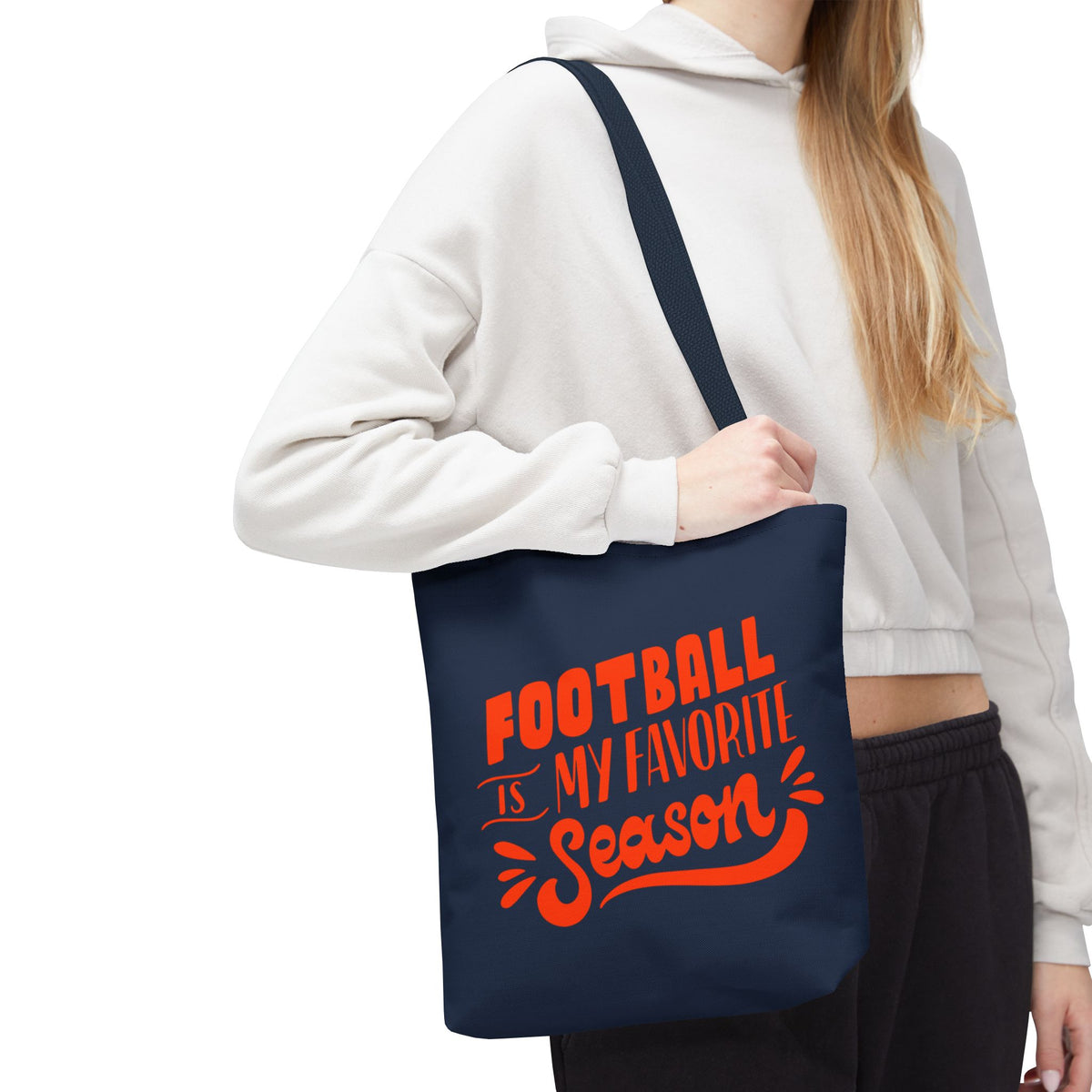 Football Is My Favorite Season Tote Bag