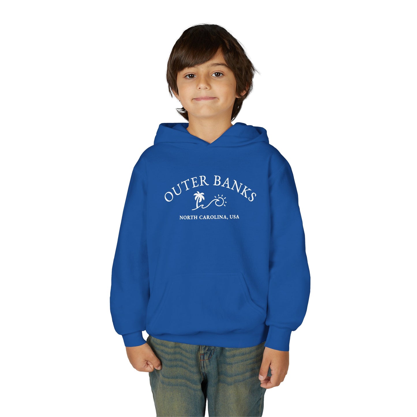 Outer Banks Youth Hoodie - Beach & Surf Club Sweatshirt for Kids, Perfect for Summer, Travel, Gifts, Surfing Lovers, Cozy Wear, coastal