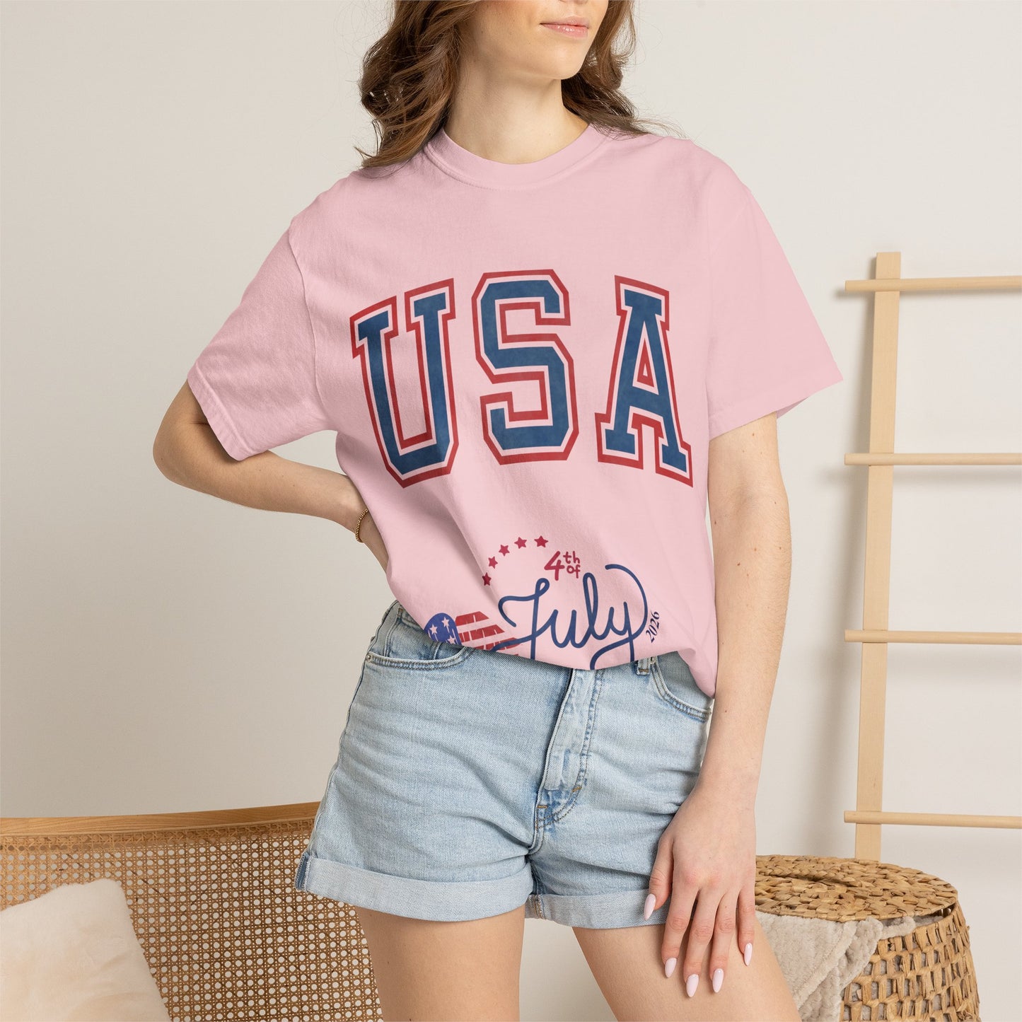 Fourth of July Faded T-Shirt — Vintage Independence Day Tee