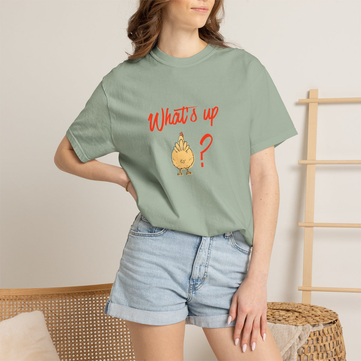 What's Up Chicken Butt T-Shirt