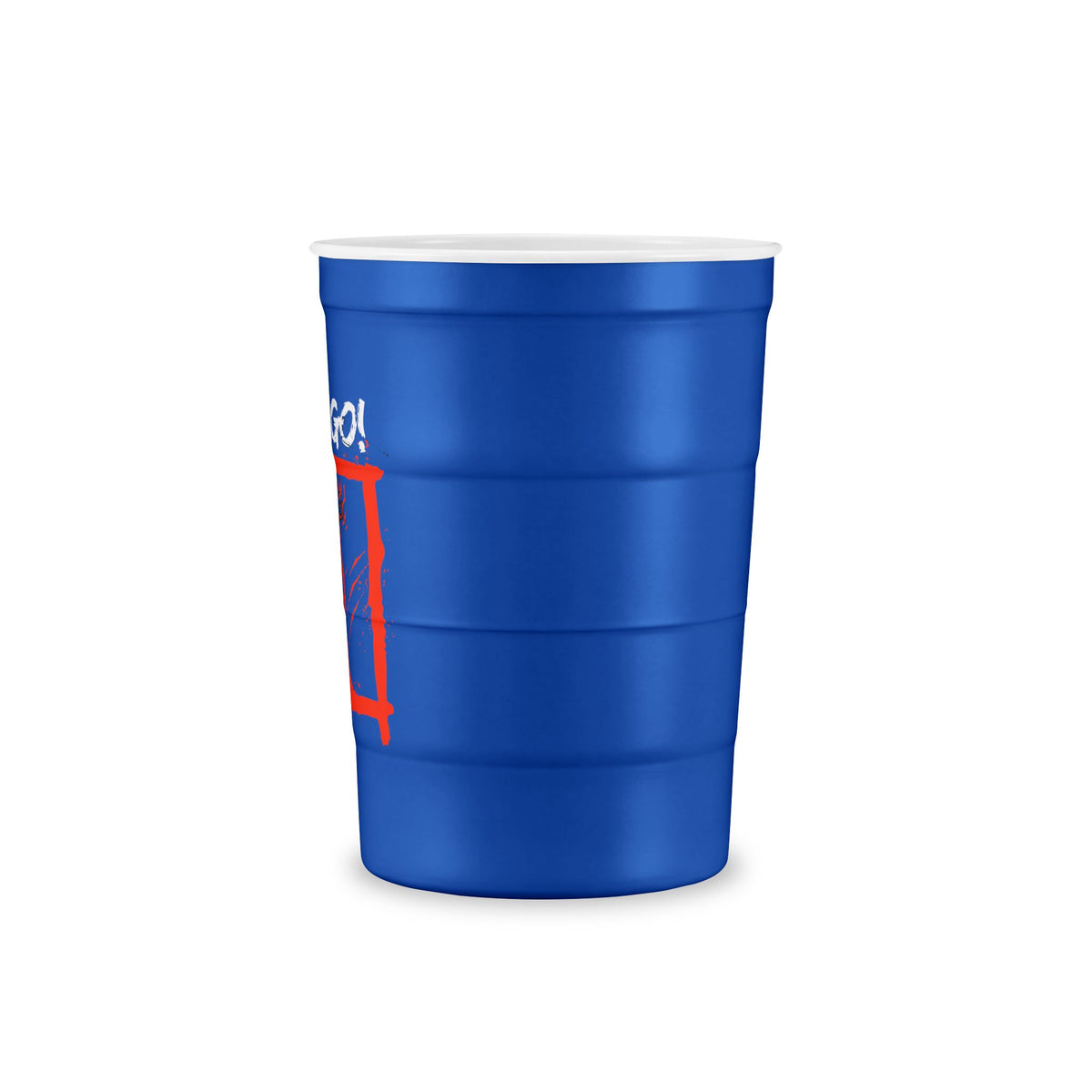 Let's Go! Recyclable and Reusable Steel Party Cup