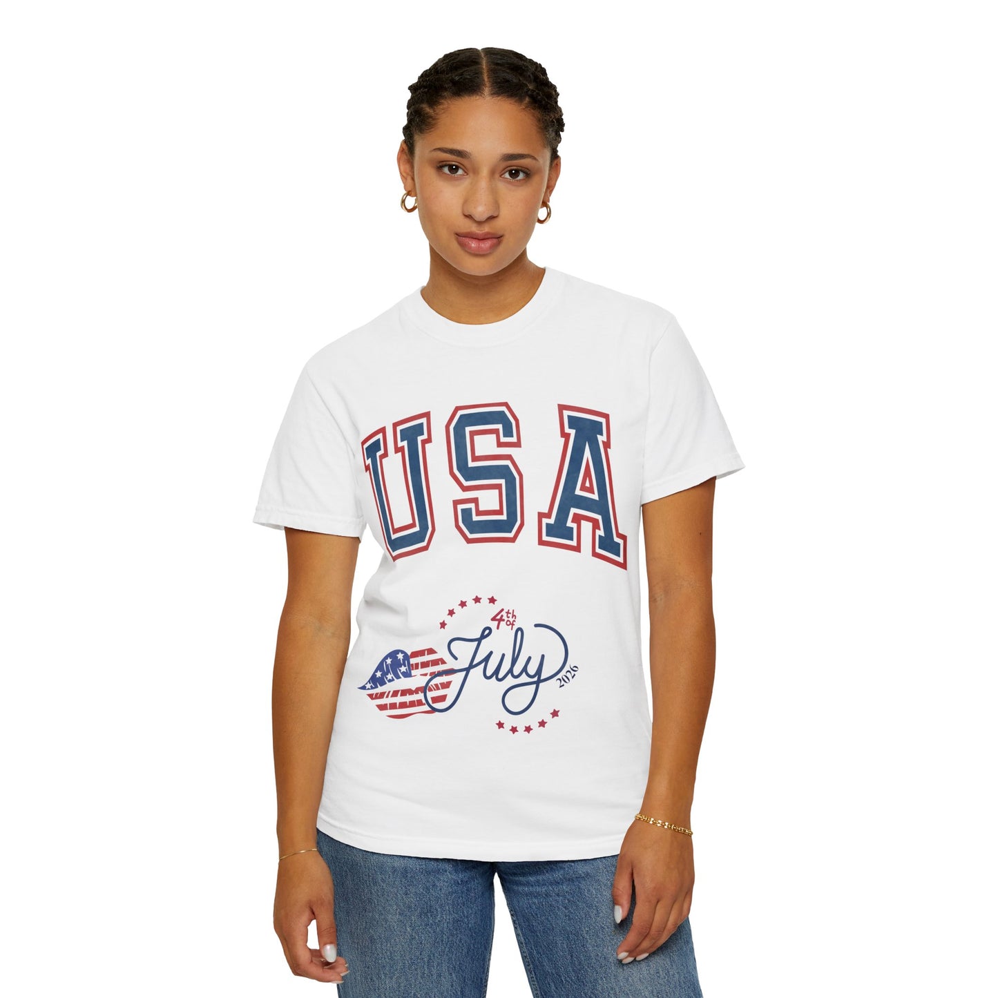 Fourth of July Faded T-Shirt — Vintage Independence Day Tee