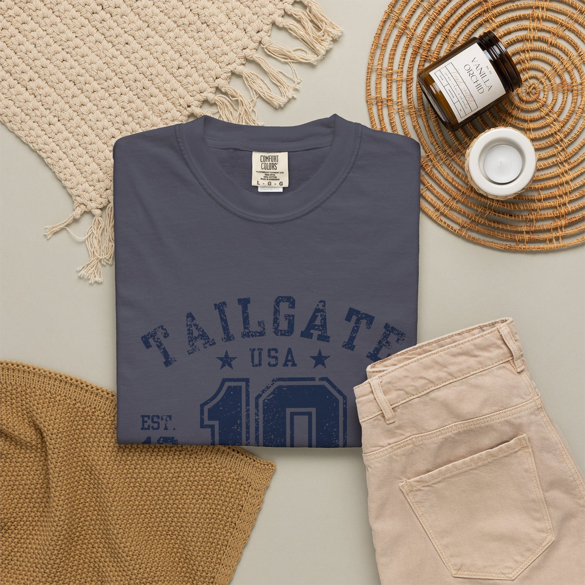 Tailgate Captain Vintage Varsity T-Shirt