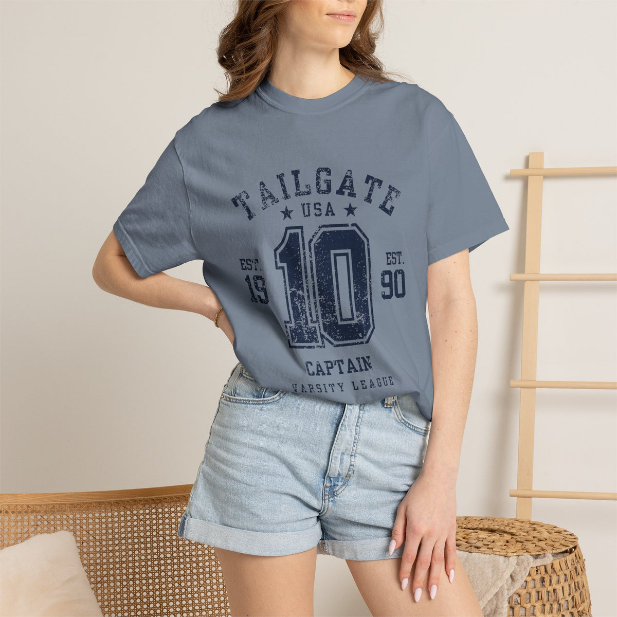 Tailgate Captain Vintage Varsity T-Shirt