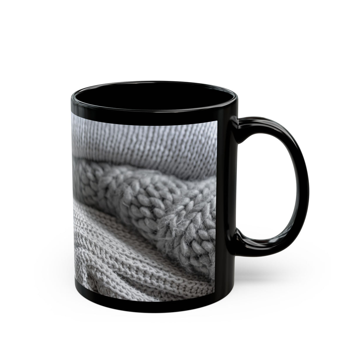 Cozy Sweater Weather Black Mug (11oz & 15oz)