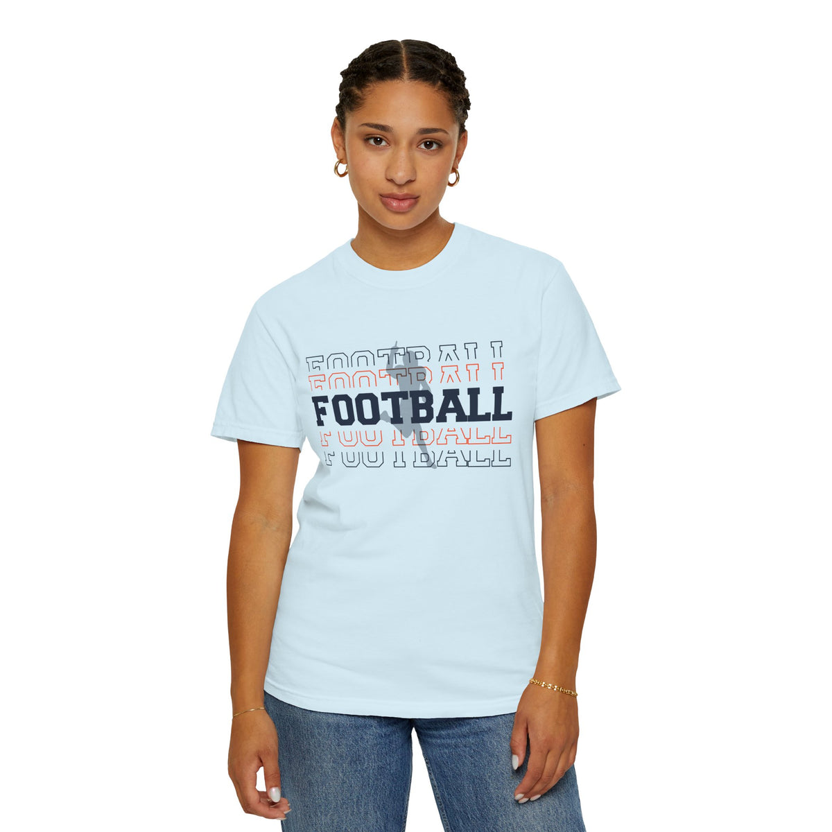Game Day Football T-Shirt -'FOOTBALL' Front & 'GAME DAY' Back