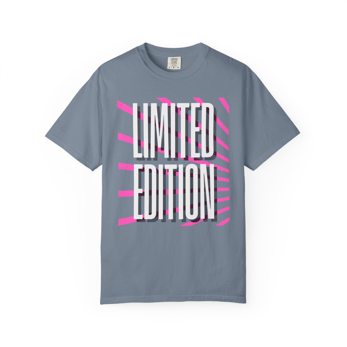 Limited Edition T-Shirt — Retro Pink Stripe Graphic