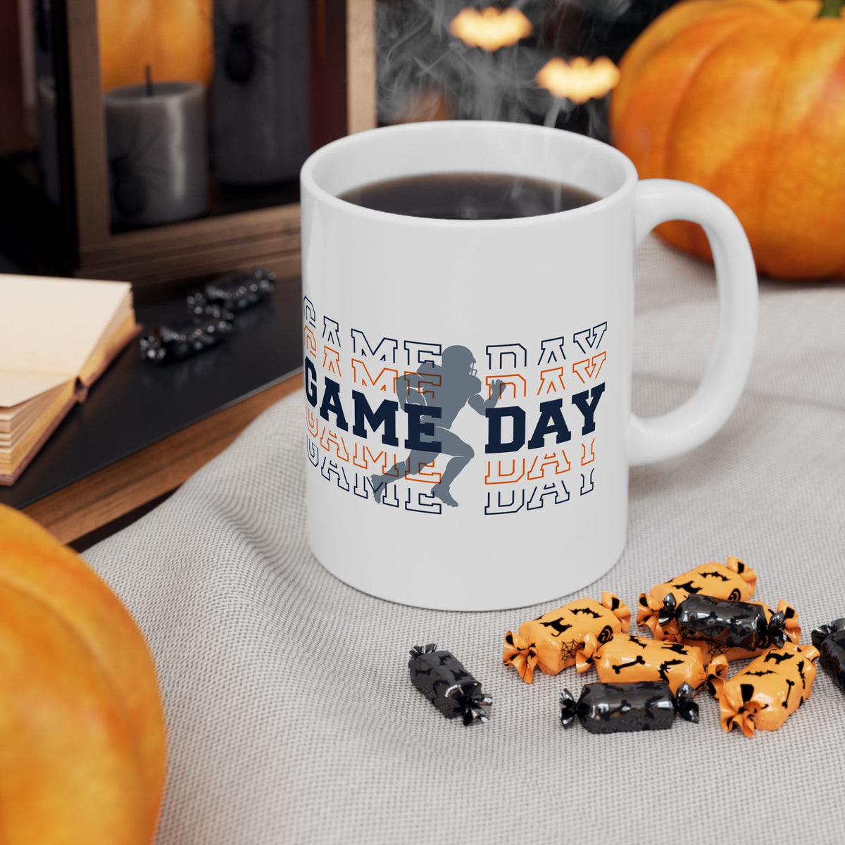Game Day Football Ceramic Mug
