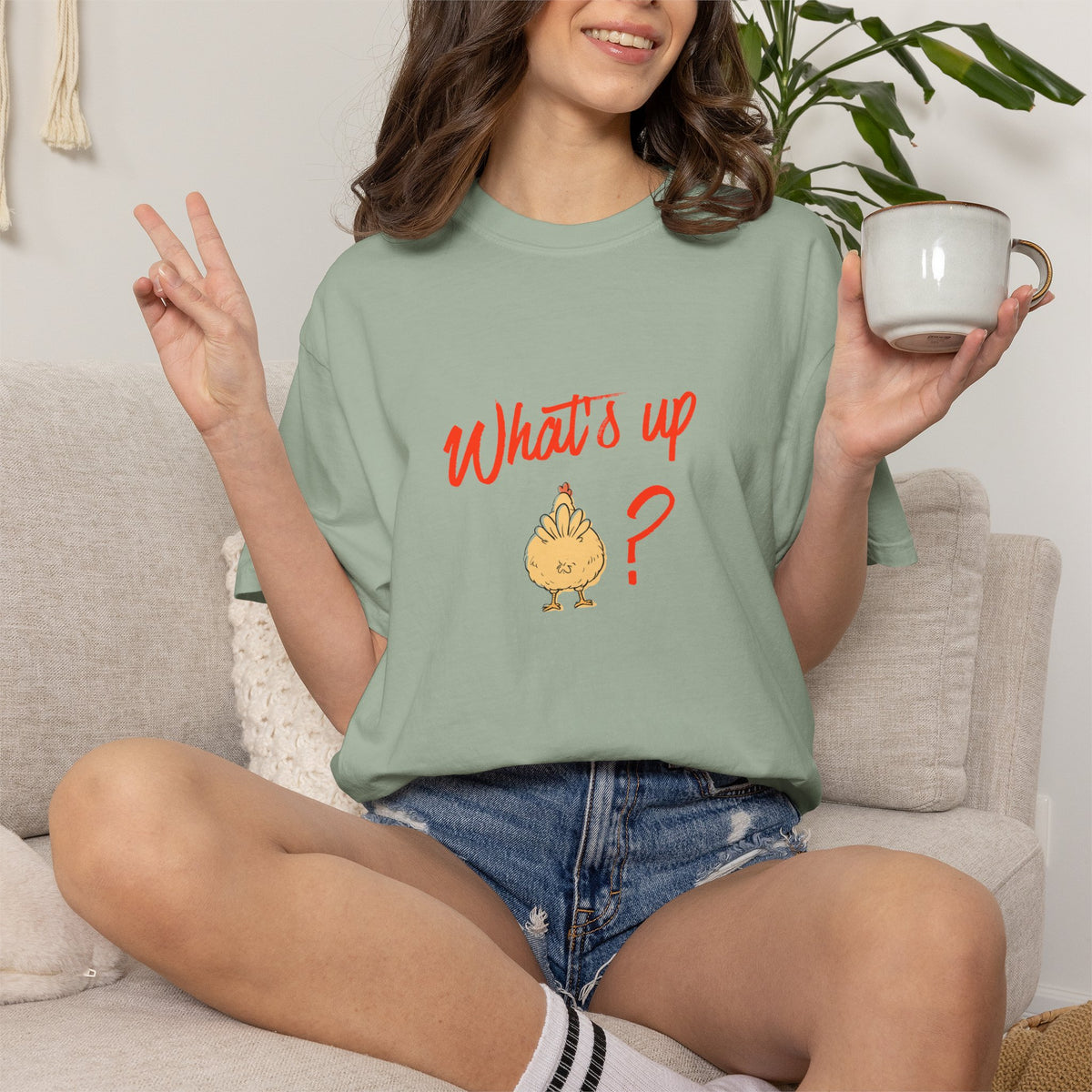 What's Up Chicken Butt T-Shirt