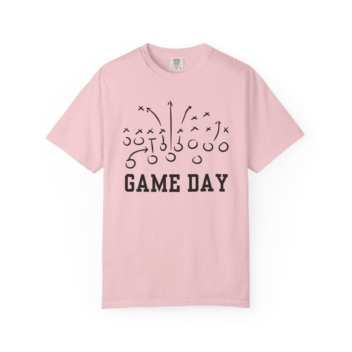 Game Day Football T-Shirt — 'Game Day Plays' Comfort Colors Tee