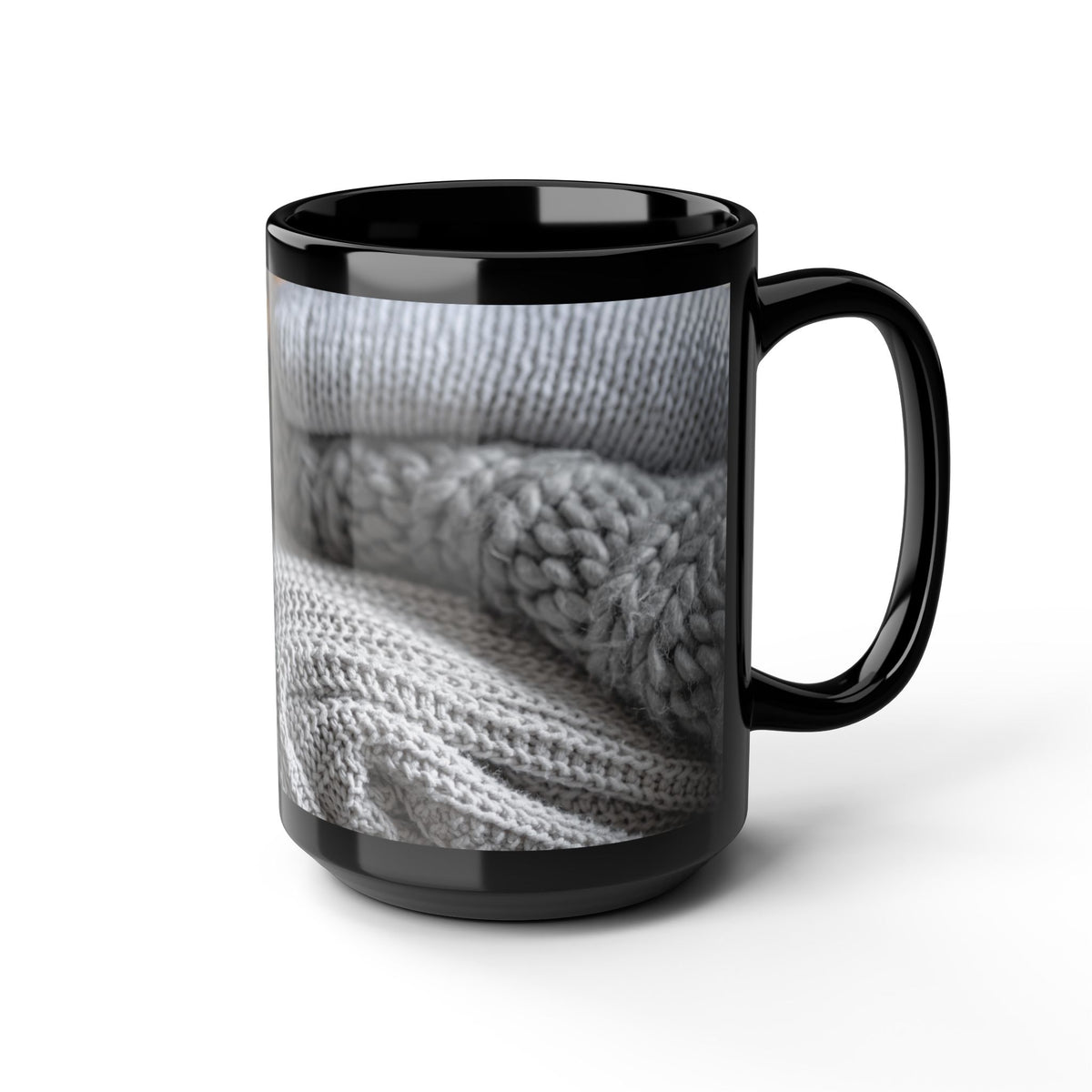 Cozy Sweater Weather Black Mug (11oz & 15oz)
