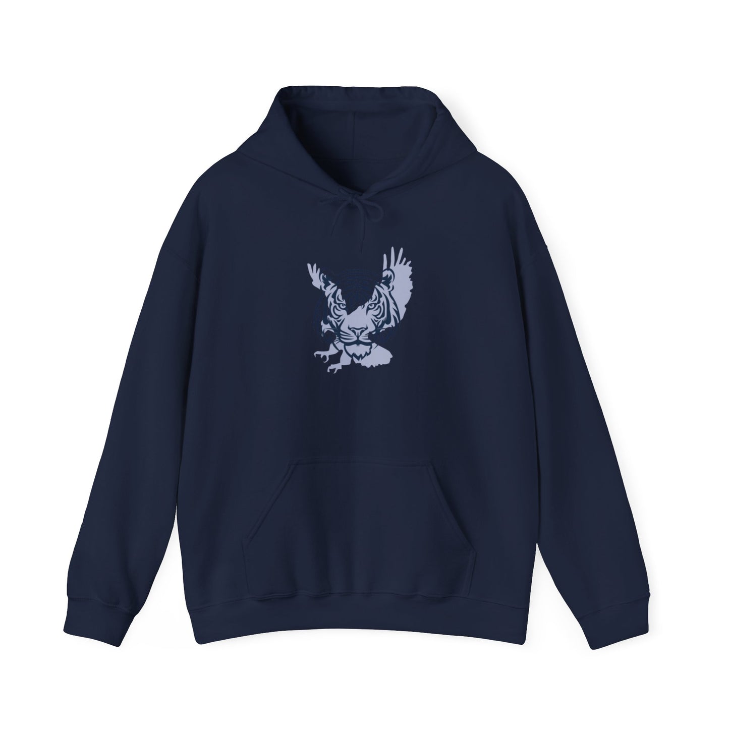 Unique Tiger/Eagle design, Unisex Hoodie, Cozy Sweatshirt, Gift for Auburn fan, Game Day Apparel, Unique Graphic Pullover, Gift for him/her