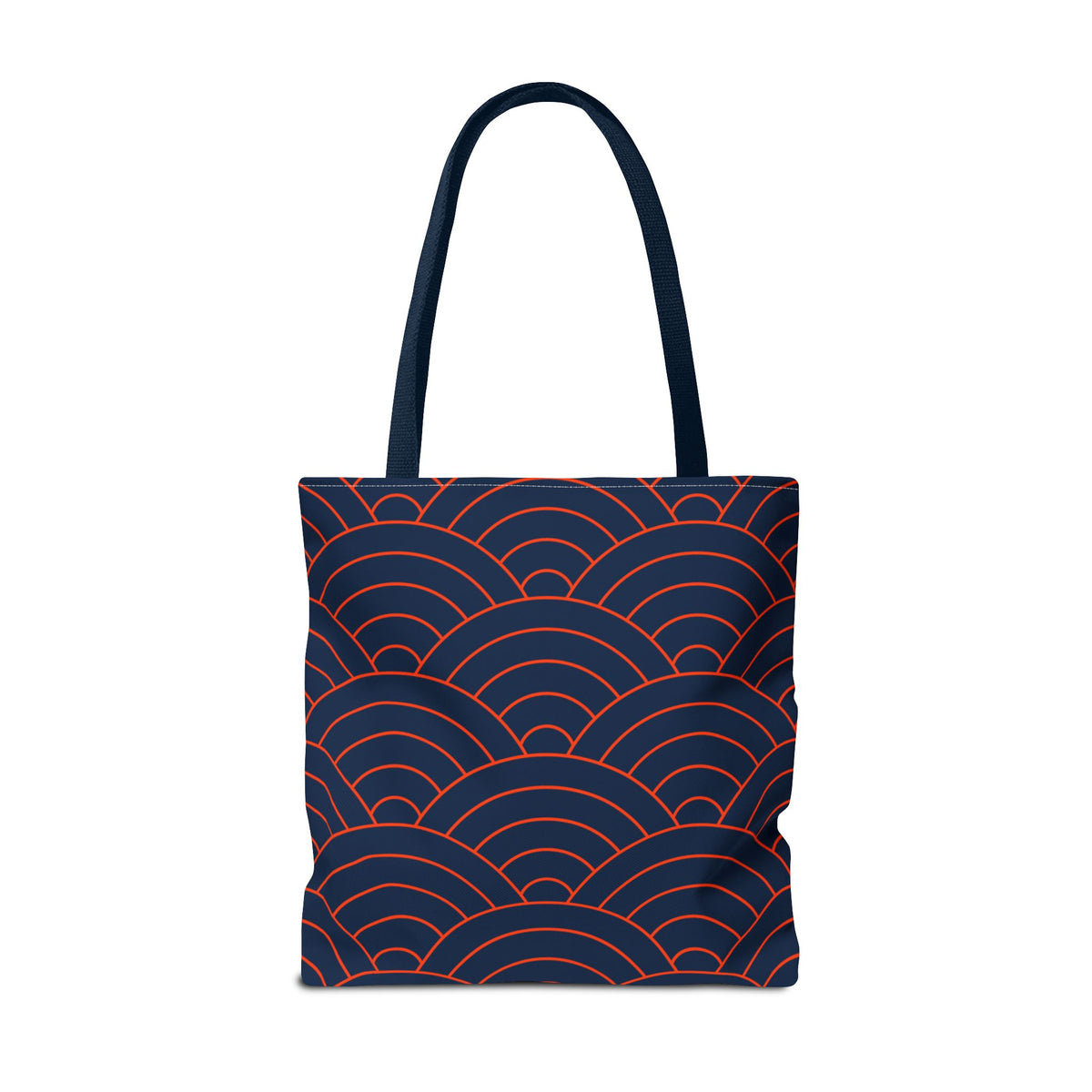 Japanese Seigaiha Wave Pattern Tote Bag