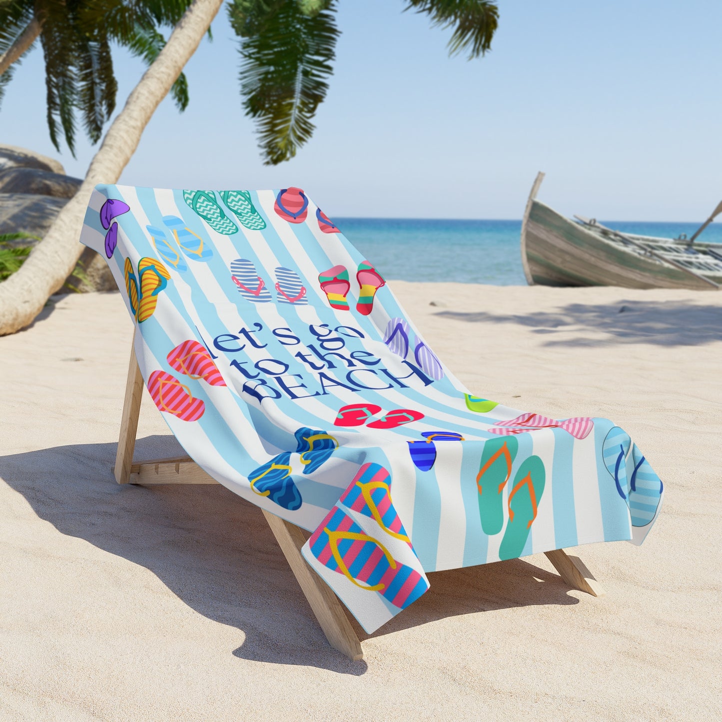 Let's Go to the Beach Beach Towel