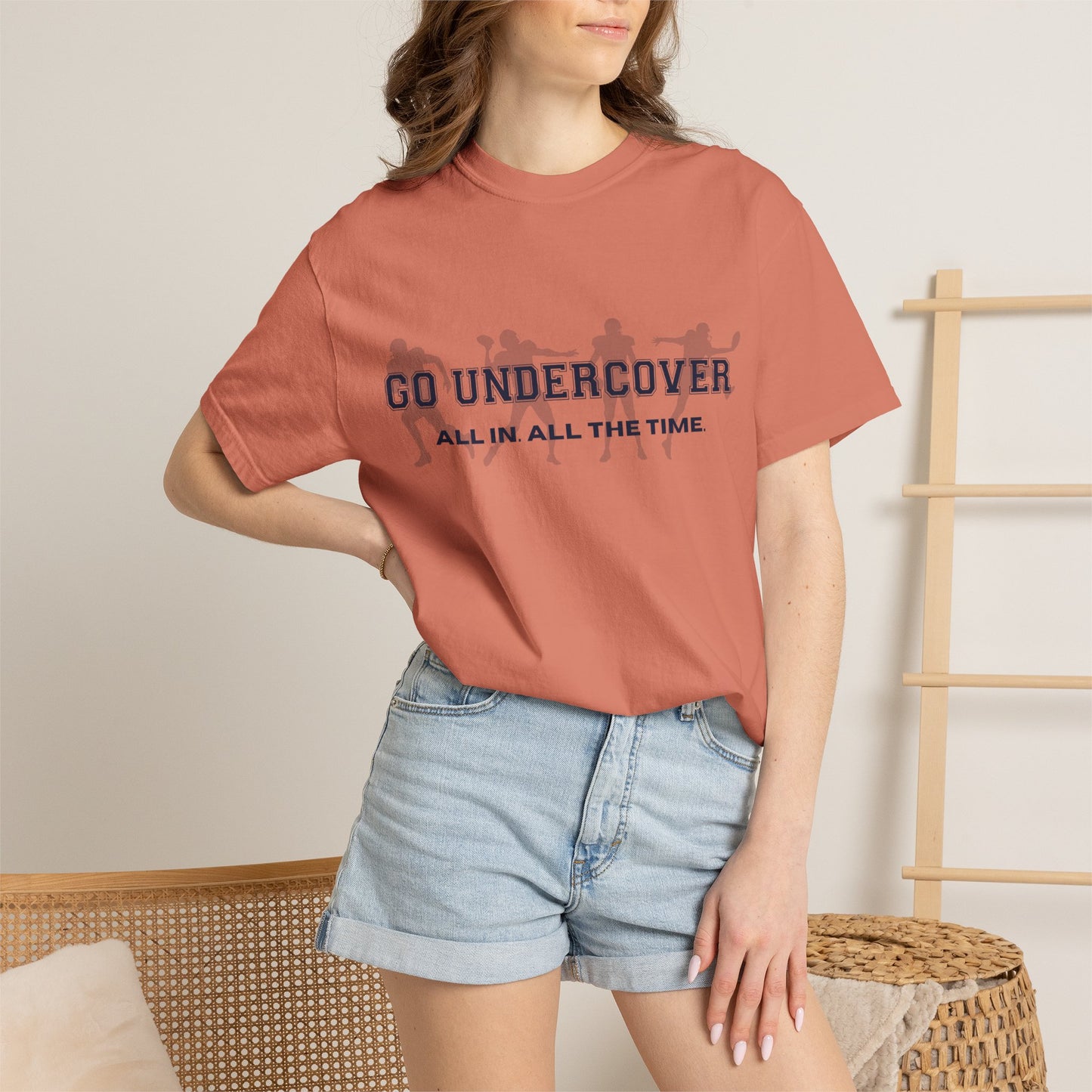 Go Undercover "All In All The Time" Comfort Colors Crew Tshirt